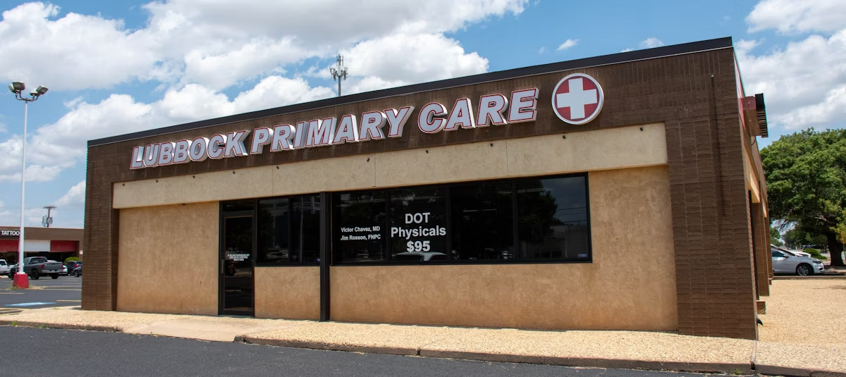 Lubbock Primary Care clinic exterior